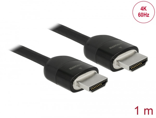 DeLOCK 84963 HDMI-Kabel 1 m HDMI Typ A Standard Schwarz (84963)