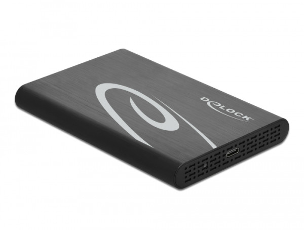 DeLOCK Externes Gehäuse für 2.5″ SATA HDD / SSD mit SuperSpeed USB 10 Gbps USB 3.1 Gen 2 (42610)