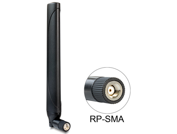 DeLOCK 88428 Netzwerk-Antenne Omnidirektionale Antenne RP-SMA 2,5 dBi (88428)