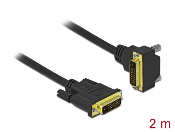 DeLOCK 85894 DVI-Kabel 2 m DVI-D Schwarz (85894)