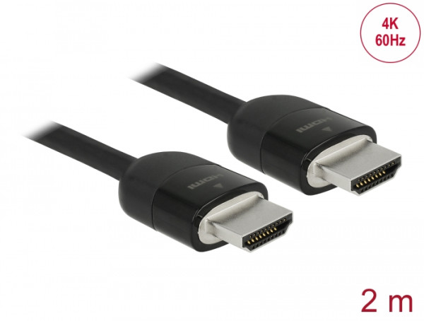 DeLOCK 84964 HDMI-Kabel 2 m HDMI Typ A Standard Schwarz (84964)
