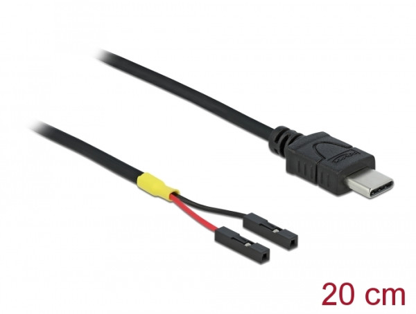 DeLOCK 85395 USB Kabel 0,2 m USB C Schwarz (85395)