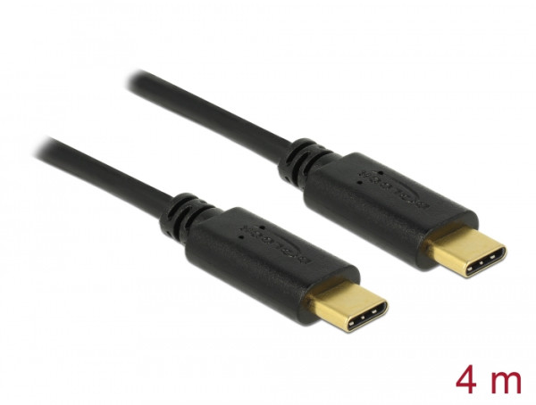 DeLOCK 83868 USB Kabel USB 2.0 4 m USB C Schwarz (83868)