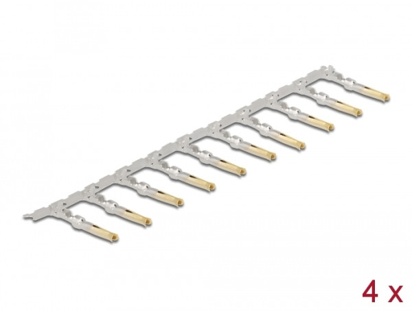 DeLOCK Crimp-Kontakte für D-Sub Crimp Buchse 40 Stück (66727)