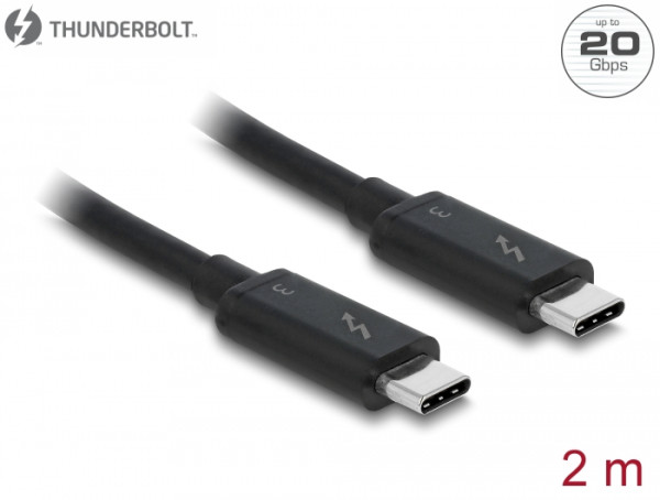 DeLOCK 84847 USB Kabel USB 3.2 Gen 2 3.1 Gen 2 2 m USB C Schwarz (84847)