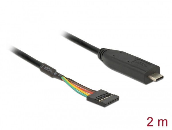 DeLOCK 63913 USB Kabel 2 m USB C Schwarz (63913)