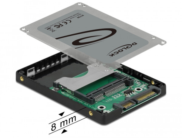 DeLOCK 91750 Kartenleser SATA Eingebaut Grau (91750)